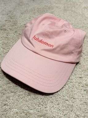 lululemon athletica Light Pink Logo Baseball Cap